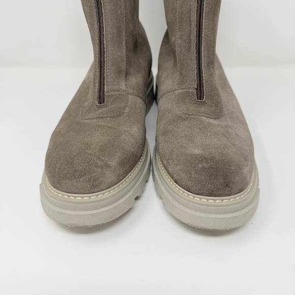 La Canadienne Delta Shearling Lined Suede Bootie Sz 10 - Picture 7 of 15